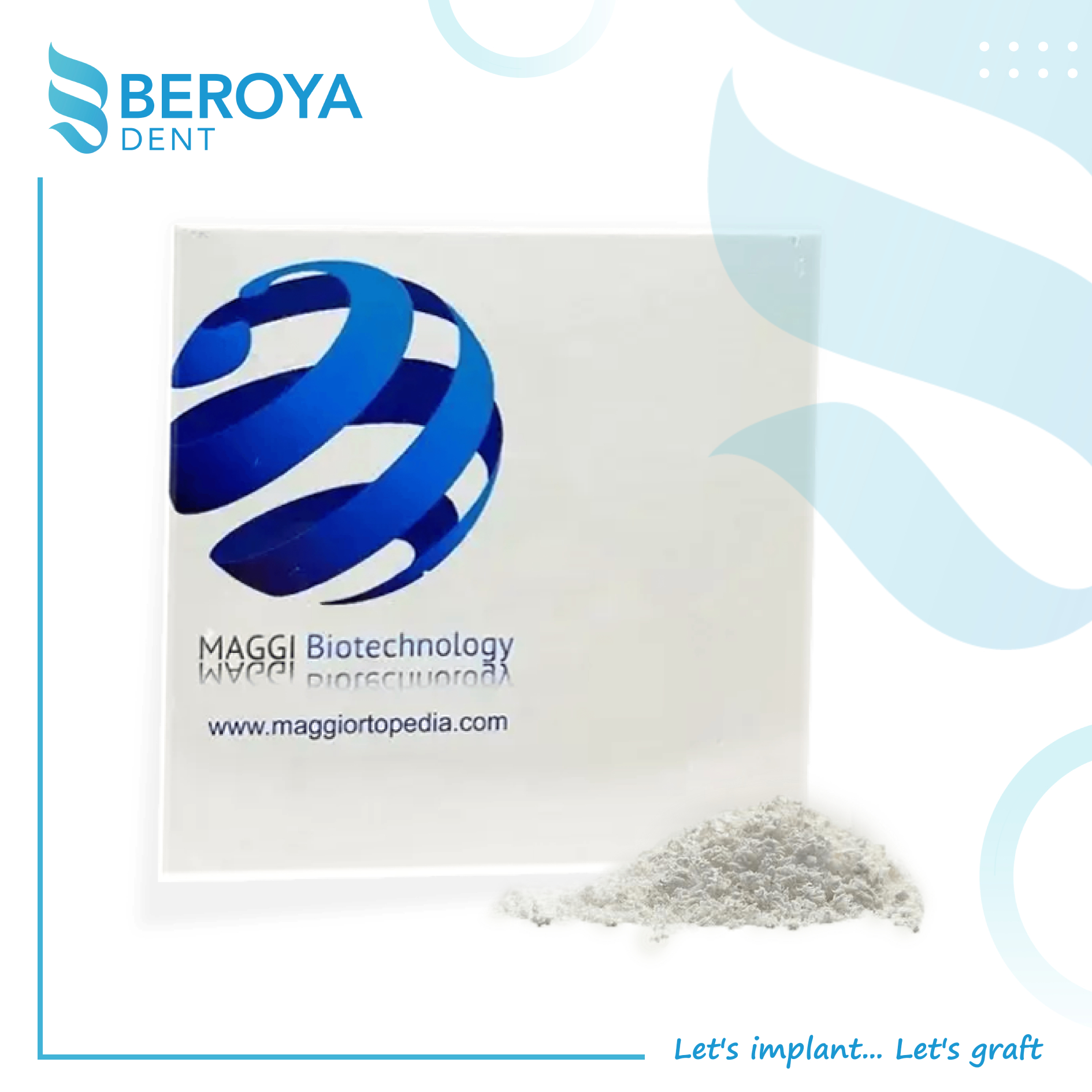 MAGGI- OSTEOGEN- Granular Equine Bone Graft/ 0.5-1mm - 0.5g- 2g