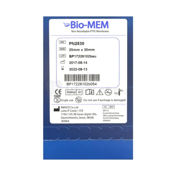 B&MEDI-BIO-MEM -Non-Resorbable PTFE Titanium Reinforced Membrane- SOUTH KOREA - Image 3