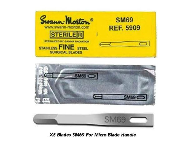 SWANN-MORTON- Microsurgical blades SM69 - Image 2